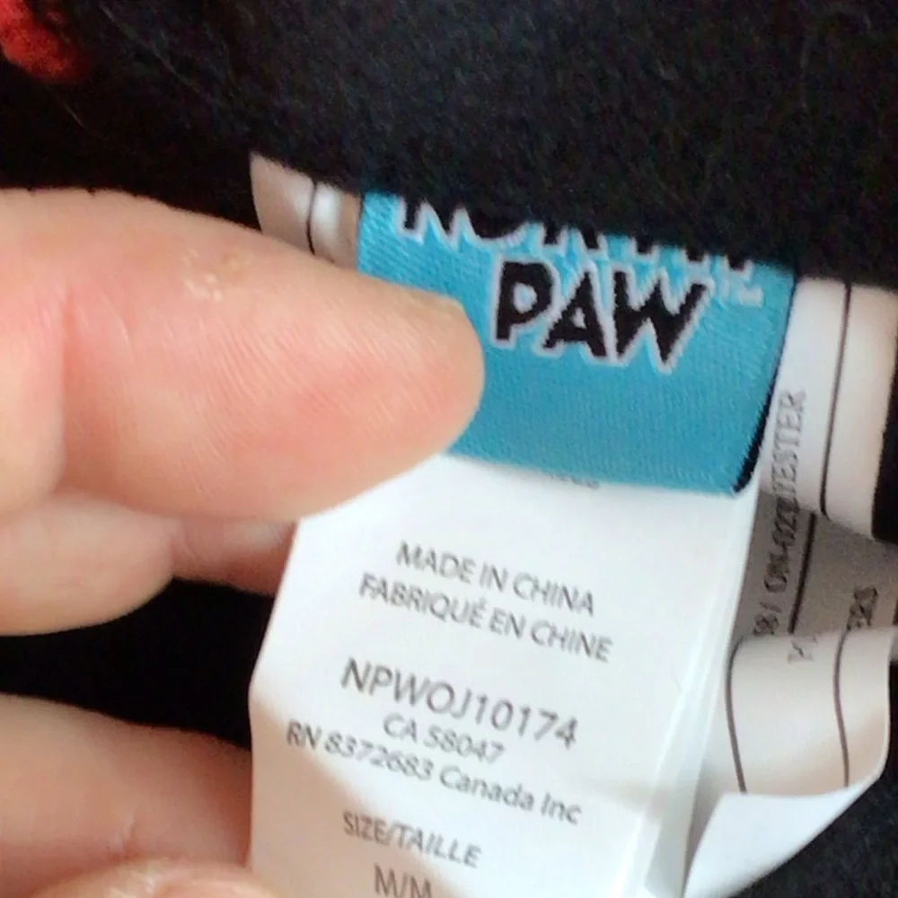 North Paw Red Fur Hooded Dog Winter Coat Jacket Choose Size - Picture 9 of 10